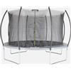 sweeek Trampolino 370cm rete interna, Grigio