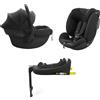 Kinderkraft ENDURA SAFE Modular System - seggiolino auto per neonati e bambini 2in1 con base ISOFIX girevole, i-Size, nero