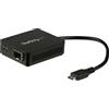 STARTECH Adattatore Di Rete USB-C Per Convertitore Da Fibra Ottica Con SFP Nero