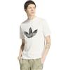 Adidas T-Shirt Uomo Adidas Trefoil Monogram Bianco