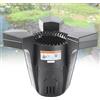 Generic Skimmer galleggiante per laghetto con pompa, detergente per superfici d'acqua da 70 W per laghi e giardino, potente aspirazione rimuove foglie e detriti, doppia aerazione per stagni sani