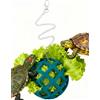 DIYUQISHI Turtle Feeder Ball, accessori per serbatoio delle tartarughe acquatiche, blu scuro