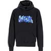 Inter - Felpa con Cappuccio Bold Collection, Collezione Graffiti, Felpa Leggera da Bambini, Made in Italy, Prodotto Ufficiale, Colore Nero, Taglia 6 Anni