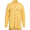 KITON - Camicia in lino - Giallo ocra