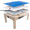 MONSTERSHOP Tavolo Multigioco 7-in-1 213 cm (7ft) Beige Biliardo Tennis Hockey