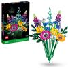 LEGO 10313 Icons Wildflower Bouquet Set, Artificial Flowers with Poppies and Lav