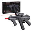 Generico P.1238 Laser Gun Mitra Giocattolo Semi-Automatico con Puntatore Laser, Plastica, 28 cm, per Bambini 8+