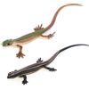 MSPEBEC Confezione da 2 Lucertole in Gomma, Action Figures Educativi per la Fauna Selvatica, Collezione di Giocattoli Oggetti di Scena Educativi Scientifici (Verde)