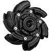 HIDEDC Pillbug, Fidget spinner a guscio aperto, per adulti, in lega, antistress, giocattolo da scrivania per ADHD, ADD e autismo (nero)