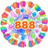 MinXin 888 Pezzi Palloncini d'Acqua, Palloncini Acqua con Connettori per Rubinetto, Bombe d'Acqua, Gavettoni Acqua Autosigillanti, Water Balloons, Riempimento Rapido, per Spiaggia, Piscina