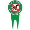 Generic Il cane non fa pipì, il cane non fa pipì per il giardino | Segnale di divieto di pipì, letto educatamente, sii rispettoso, proteggi il tuo