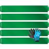 KESSER® Bordo per l'erba 5m 100x14cm Bordo per l'erba Bordo per lo sfalcio Palizzata metallica Verde