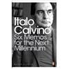 Italo Calvino Six Memos for the Next Millennium (Tascabile)