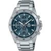 Casio Edifice - Orologio da polso da Uomo Al quarzo Casual Bracciale e cassa in Acciaio inox Di colore Grigio Quadrante Analogico Blu - EFR-526D-2AVUEF