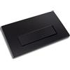 Generico Placca di attivazione comando Pulsante di scarico Accessorio per cassetta WC Compatibile con Geberit Sigma01, UP300 e UP320, funzione a doppio scarico. (Nero Opaco)