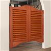 Generic Porte da bar in legno massello con funzione di chiusura automatica per ingresso bar interno porta rossa a battente fienile per bancone portico 89,9 x 89,9 cm
