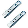 LIKERAINY Connettori dritti in metallo leggeri da 120 x 32 mm per testiera del letto, ganci ad incastro, staffe di interblocco, per mobili, divani, letti, montaggio a parete, 2 set