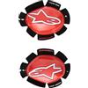 Alpinestars GP Tech Cursori per le ginocchia, rosso/bianco