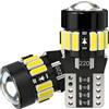 OBOLED Lampadine T10 W5W LED CANBUS Senza Errori 12V 194 168 2825 per Auto Posizione Interna Mappa Plafoniera Segnale Cupola Targa Luce 6500K Bianco 2 Pezzi