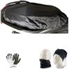 farbrothersonline COMPATIBILE CON HONDA X-ADV 350 COPRISELLA TELO IMPERMEABILE ANTIGRANDINE ANTIGRAFFIO ANTIPIOGGIA ANTIMUFFA IDRO COPERTURA PER SELLE MOTO SCOOTER CON LACCIO UNIVERSALE