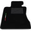 Somer Car Tappetino Auto SOLO LATO GUIDA 1pz compatibile con BMW Serie 5 E60-E61 2003-2010 | 1 tappeto su misura in moquette, bandiera Italia