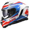 LS2, Casco Moto Integrale STORM III KOMAI White Blue Red, S