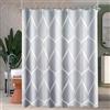Lerores Tenda da doccia 300 x 200 cm Water Droplets, orlo ponderato, antimuffa, impermeabile, lavabile, in poliestere, per bagno, vasca da bagno con 16 anelli per tenda da doccia