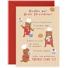 Central 23 Biglietto Auguri Nonni Ricetta Otter Greeting Grandma Grandpa Festa Madre Padre Cartolina Idea Regalo Con Adesivi