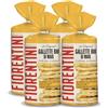 Generico 4X Gallette di Mais Snack Croccante Senza Glutine, A Basso Contenuto di Grassi, Ideale al Naturale o con Creme, Salse e Topping Dolci o Salati per fiorentini 120g
