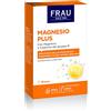 FRAU Magnesio Plus, Integratore Alimentare a base di Magnesio e Vitamine del gruppo B, 30 Compresse, Integratore per ossa e Integratore contro la stanchezza, Senza glutine