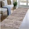 BORKOY Tappeti Corridoio Lungo Antiscivolo 60x200cm Marrone Tappeto Cucina Lavabile Passatoia Runner Moderno Soggiorno Salotto Camera Da Letto Scendiletto Lavanderia Ingresso Interno Pelo Corto
