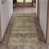 HUGEAR Tappeto Corridoio 60x180cm Verde Antiscivolo | Lavabili in Lavatrice, Vintage, Lungo, Passatoia, Corsia, Per Cucina, Salotto, Camera da Letto, Morbido, Pelo Corto