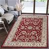 Mazovia Tappeto Salotto Moderno Pelo Corto - Tappeti Moderni Soggiorno - Tappeti Camera da Letto - Tappeti Salotto Grandi Dimesnioni - Motivo Orientale - Rosso - 60x100 cm