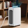 Ansobea Deumidificatore automatico 26 l/giorno, elettrico con timer 24 H, modalità sonno, funzione sbrinamento, muffa, piccolo, per camera da letto, bagno, circa 30 ㎡
