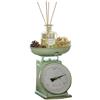 LOBERON Dorianza Bilancia da cucina - Funzionale e decorativa - Ferro con finitura verde antico, verde antico