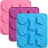 TOPBELIEF Stampi In Silicone Con Zampa Di Cane, 3 Pezzi per Uso Alimentare | Stampi In Silicone A Forma Di Zampa Di Cucciolo E Osso Per Cioccolato, Caramelle, Gelatina, Cubetti Di Ghiaccio