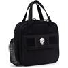 Bunnychic Lunch box tattica per ragazzi, borsa termica per bambini con tracolla e porta-bottiglia, piccola borsa frigo riutilizzabile e idrorepellente per scuola e asilo