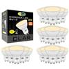 CLAR - Lampadine GU10 LED, Faretti GU10, GU10 LED 3000K 6W (Pack 20)