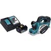 Makita DKP180Z LXT 18V Li-Ion Planer 82mm con 1 x 5.0Ah BL1850 Batteria e DC18RC Carica