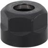 BildeeMait ER16A Dado di bloccaggio per tornio CNC - Chiave inglese in acciaio al carbonio ossido nero per supporto mandrino ER16 28 mm OD