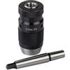 BlissfulAbode MK2 B16 Mandrino per trapano 1-16 mm Convertitore a sgancio rapido per tornio CNC trapano pressa utensili da officina professionale in acciaio 45#