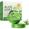 HOUSN 60 Piezas Parches de Aloe Vera para Ojos - Mascarillas Hidrogel Antioleras, Parches Hidratantes Ojeras y Arrugas - Hidratante, Calmante & Reafirmante, Suave,Para Hombre & Mujer