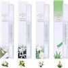 FIQLUL 4PCS Penna per Cura Unghie e Cuticole, Olio Nutriente con Gelsomino, Aloe, Osmanto e Giglio, Trattamento Riparatore per Unghie Fragili e Danneggiate, Set Manicure Portatile con Pennello