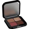 KIKO MILANO Bright Quartet Eyeshadow Palette 3,5 g tonalità 02 Rosy Mauve Variations