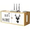 SYLUOQP Scatola di stoccaggio del router wifi montato a parete scatola di schermato,Bianca