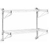 Royal Catering RCMR-1800P56 - Mensola da parete con 2 ripiani, 90 cm, per cucina, gastronomia, gastronomia
