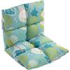 howa Sedia reclinabile 2 in 1 per bambini - 8604 | Cuscino di seduta con schienale, sedia da pavimento con schienale regolabile in 6 posizioni per bambini, in colori moderni.