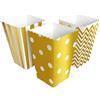 BangShou 60 sacchetti per popcorn - Candy Container Box sacchetti per sale e candybar (oro)