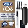 Oral-B iO 6 Spazzolino Elettrico Ricaricabile Grigio, 3 Testine Oral B Di Ricambio, 1 Custodia Da Viaggio. 1 Spazzolino Elettrico, Pulizia Denti Efficace