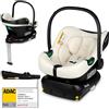LIONELO ASTRID I-size SET Seggiolino Auto per Bambini con Base 40-87 cm Ovetto per Neonati Montaggio ISOFIX, Cinture di Sicurezza a 3 Punti Protezione Laterale, Inserto Dri-Seat, i-Size R129